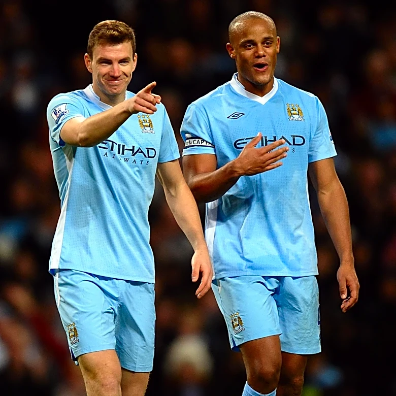 Edin Džeko always knew Bayern Munich’s Vincent Kompany would succeed as manager