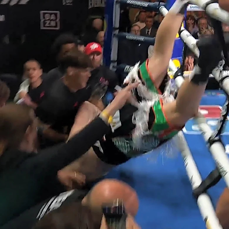 Video: Taylor vs. Pili co-main event ends in disaster as Thomas Carty falls head-first out of ring