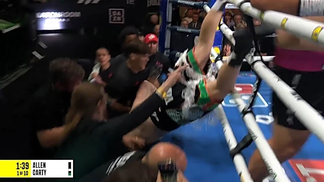 Video: Taylor vs. Pili co-main event ends in disaster as Thomas Carty falls head-first out of ring