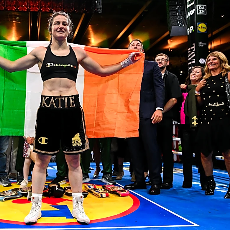 Highlights! Katie Taylor dominates Flora Pili, ends storied boxing career as three-time undisputed champion | Video