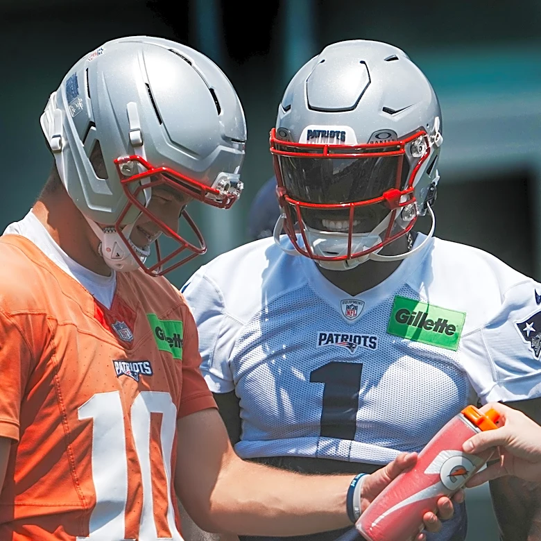 Drake Maye: ‘Hard not to be excited’ about Patriots wide receiver group