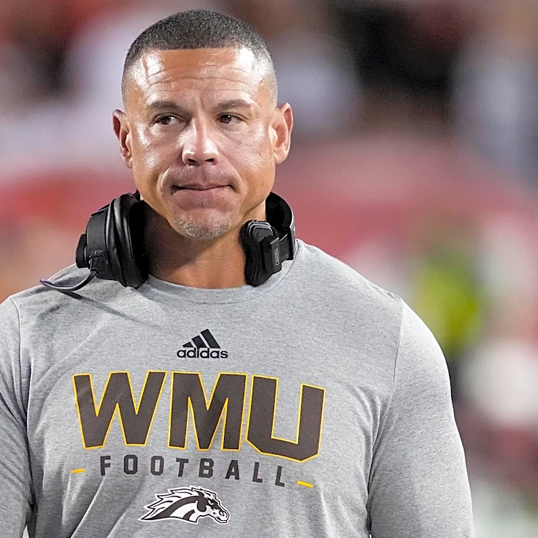Western Michigan coach says clock ‘was past zeros’ on Michigan’s Hail Mary