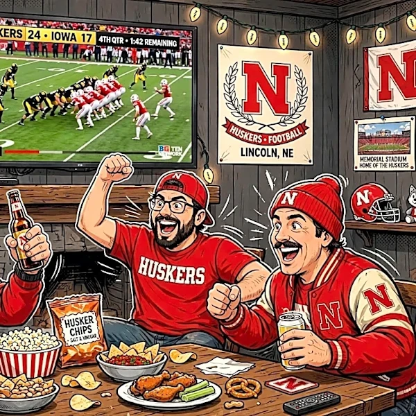 CORN NATION REACTS Poll Results: Huskers Football Time Is Man (& Woman!) Cave Time!