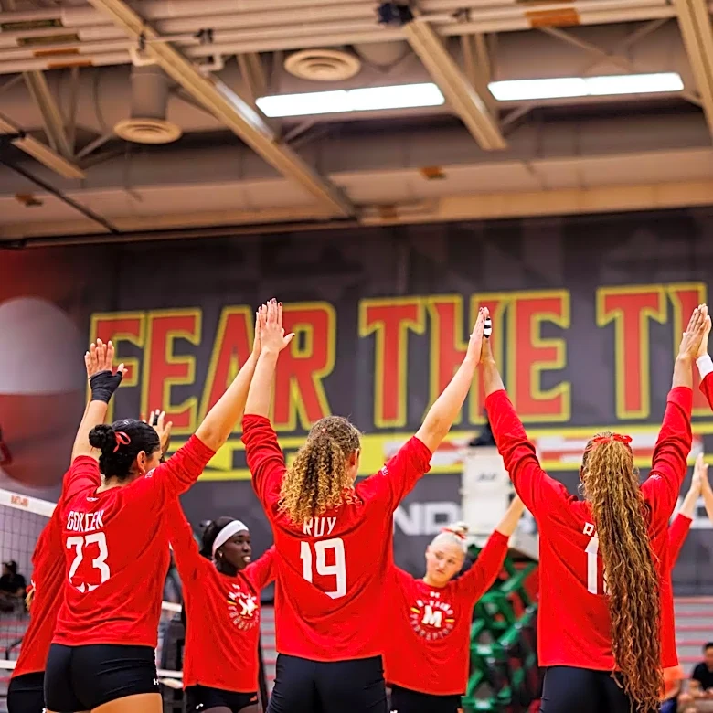 Maryland volleyball steamrolls Eastern Shore, 3-0, in home opener