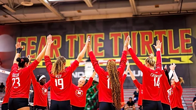 Maryland volleyball steamrolls Eastern Shore, 3-0, in home opener
