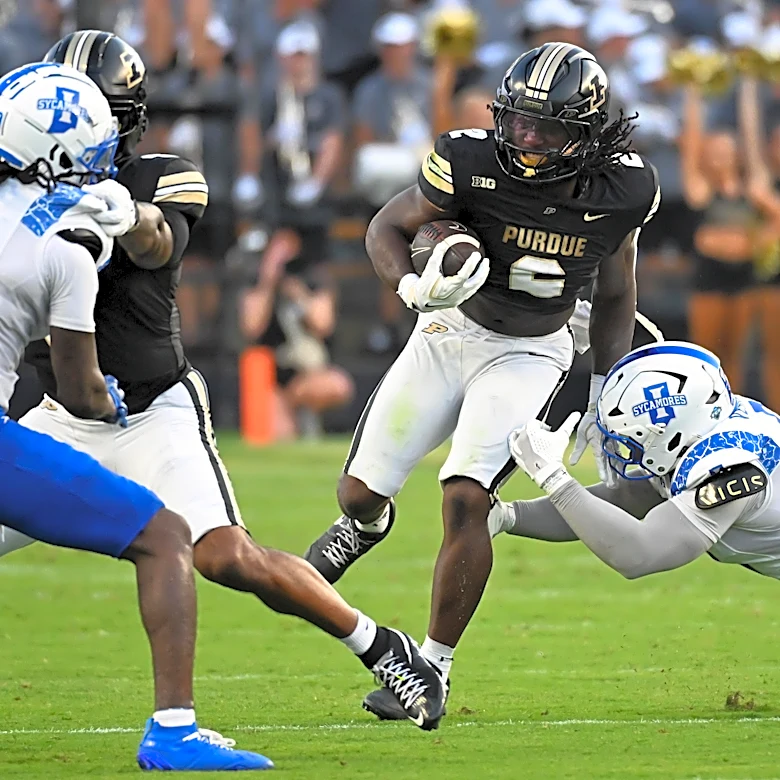 Purdue 44 Indiana State 19: Forest Fire