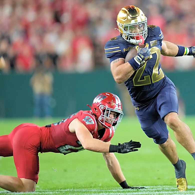 Notre Dame came back down to earth and then rose again in the same game