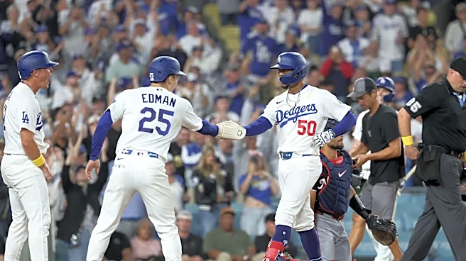 Dodgers storm their way back to sweep Nationals