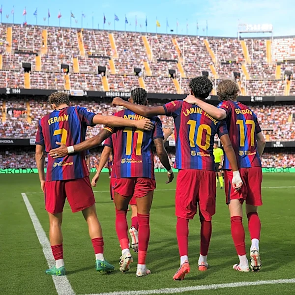 FC Barcelona News: 7 September 2026: Barça continue perfect start to La Liga with thrashing of Valencia