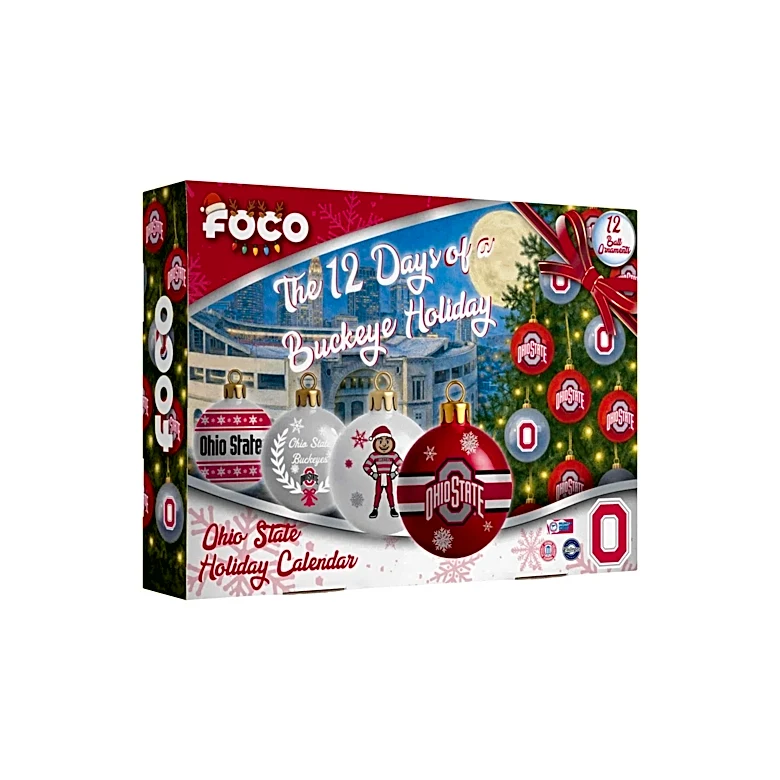 Deck the halls this holiday season with an Ohio State ornament Advent Calendar