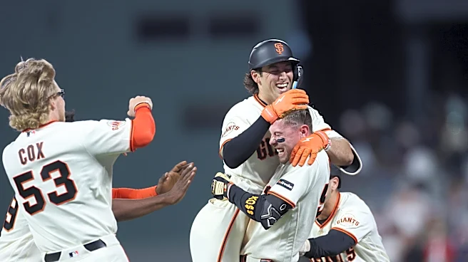 Giants work late for Labor Day win