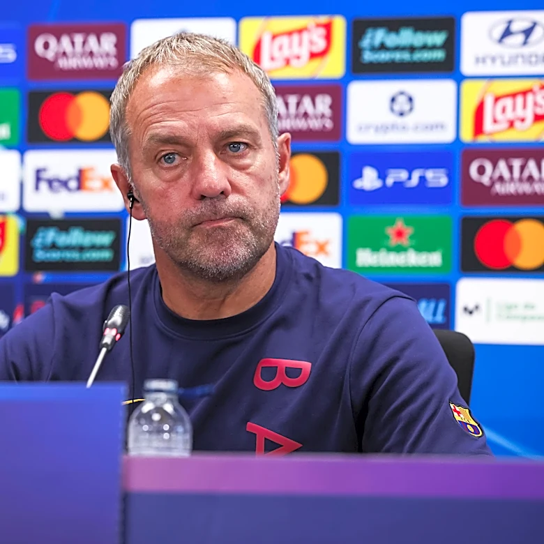 Hansi Flick talks Lamine Yamal, Anthony Gordon, Jesse Bisiwu and Frenkie de Jong ahead of Feyenoord tie