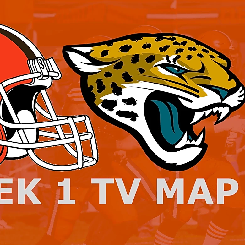 Cleveland Browns vs. Jacksonville Jaguars: Week 1 TV Map