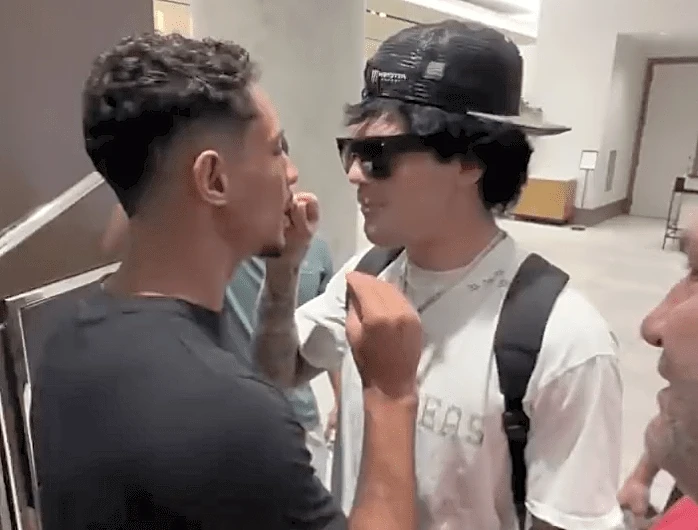 Video: Tommy McMillen, Marwan Rahiki separated after heated exchange at fighter hotel ahead of Noche UFC