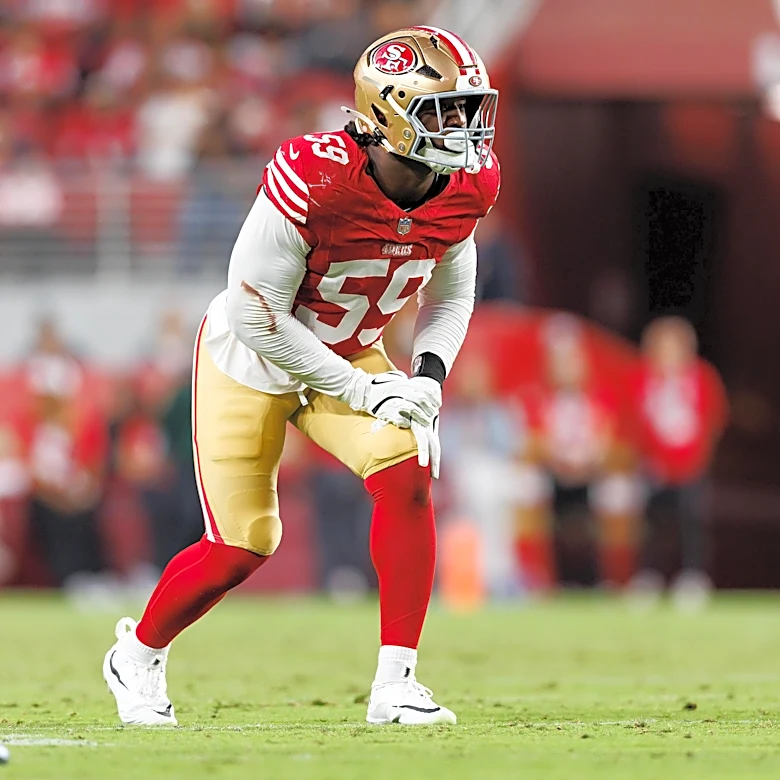49ers elevate Ogbo Okoronkwo and a receiver from the practice squad