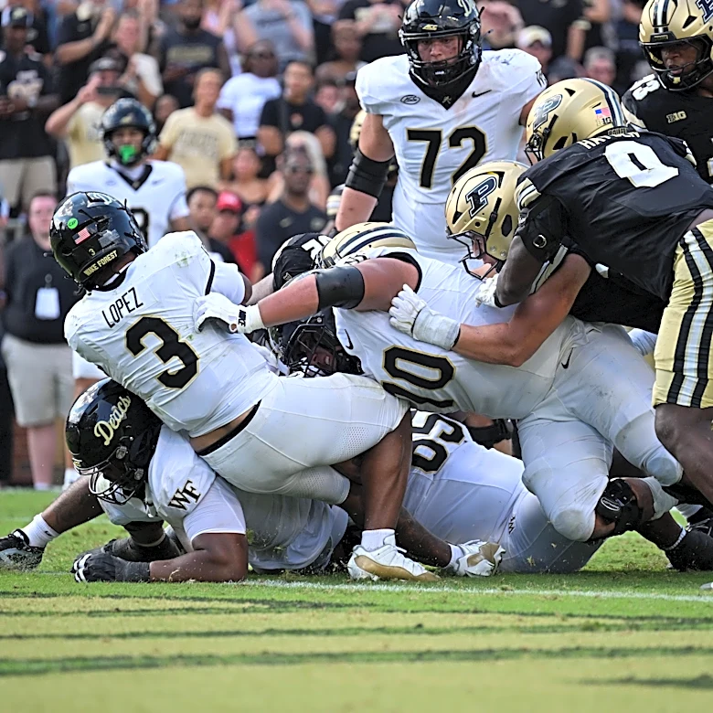 Recap: Wake Forest Outlasts Purdue 38-36 in 2OT