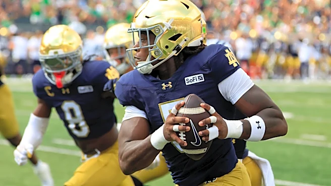 Notre Dame cooks Rice for a 52-0 win in the home opener