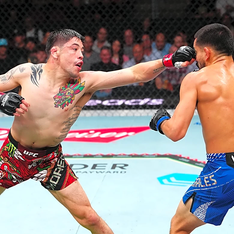 Noche UFC results: Brandon Moreno shows off slick striking and grappling to beat Joseph Morales