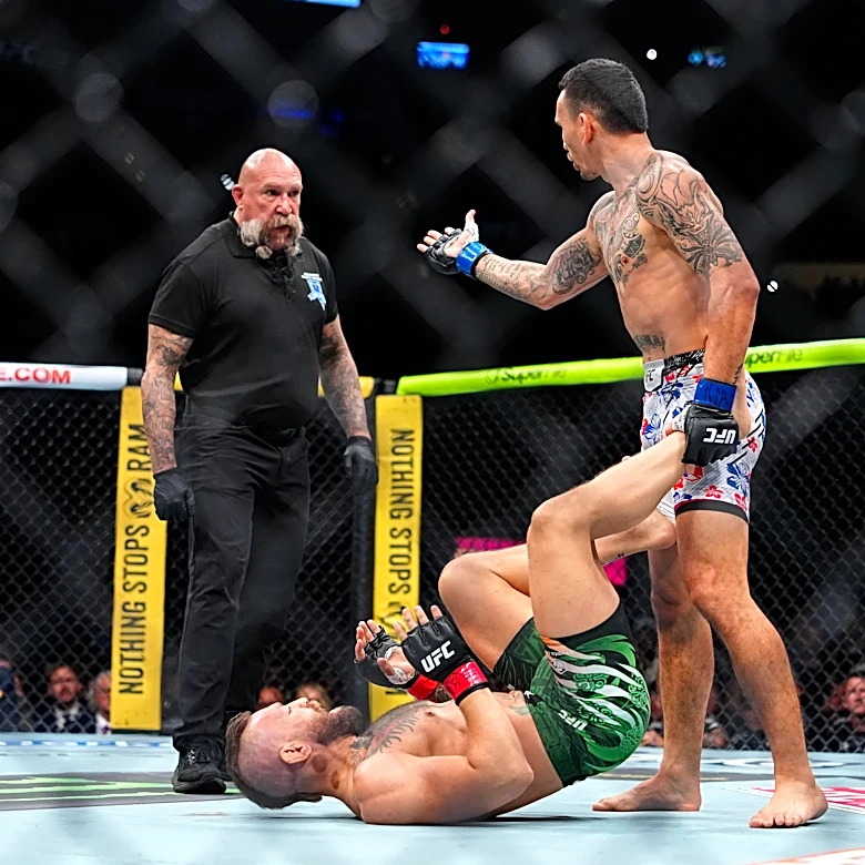 Conor McGregor rips Max Holloway for calling on ref to stop UFC 329 fight: ‘Finish the f****** fight!’