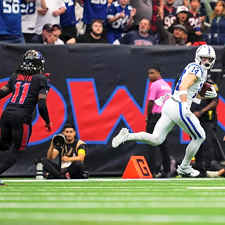 Alec Pierce expected to be on snap count vs. Ravens
