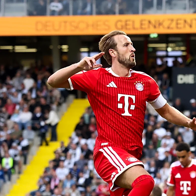 Harry Kane scores his 150th goal for Bayern Munich in 2-1 defeat of SV Elversberg