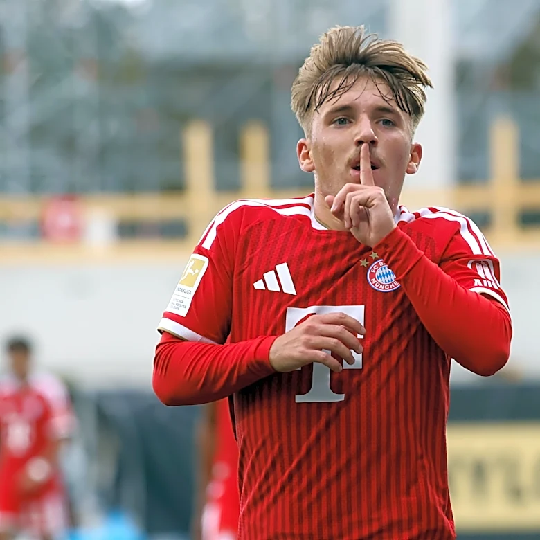 Bayern Munch star Lennart Karl sorry for goal celebration in win over SV Elversberg