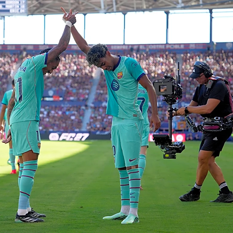 Barcelona player ratings vs Levante as Lamine Yamal and Karim Adeyemi shine