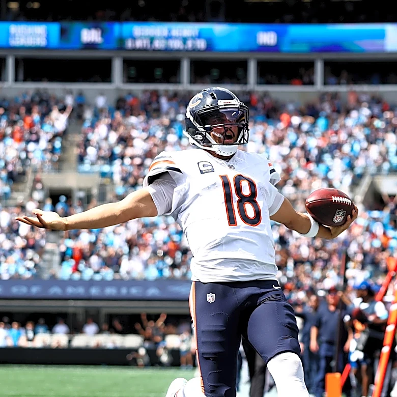 Chicago Bears open with a 50 Burger to beat the Carolina Panthers