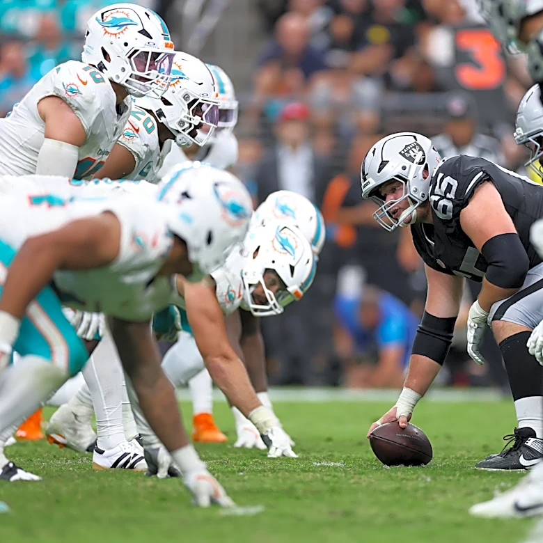 Las Vegas Raiders’ offensive line dominates in Week 1 win over Miami Dolphins