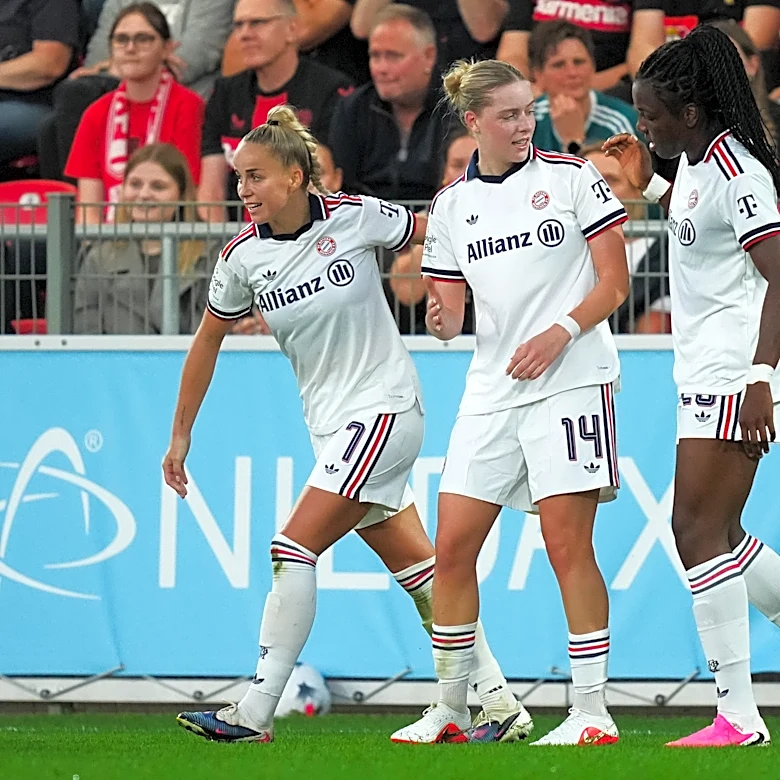Bayern Munich Frauen earn hard fought 3-2 win in Leverkusen