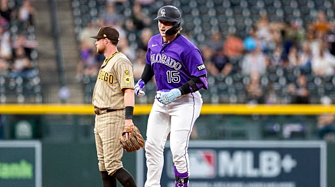 Hunter Goodman leaves Rockies-Padres game with apparent injury