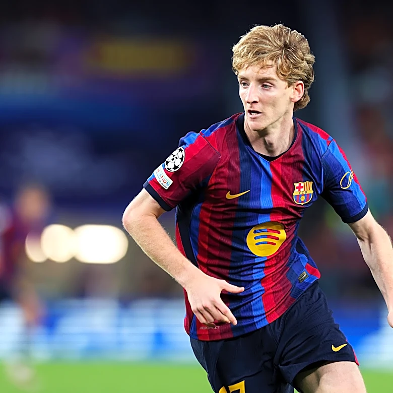 How will Barcelona line up against Racing Santander seeking to continue perfect La Liga start?