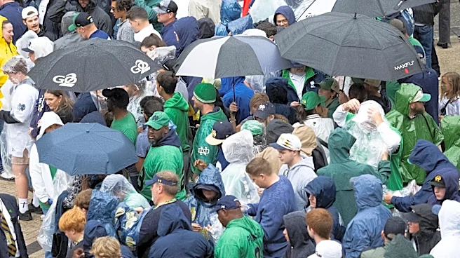 WEATHER REPORT UPDATE: Notre Dame Fighting Irish VS Michigan State Spartans