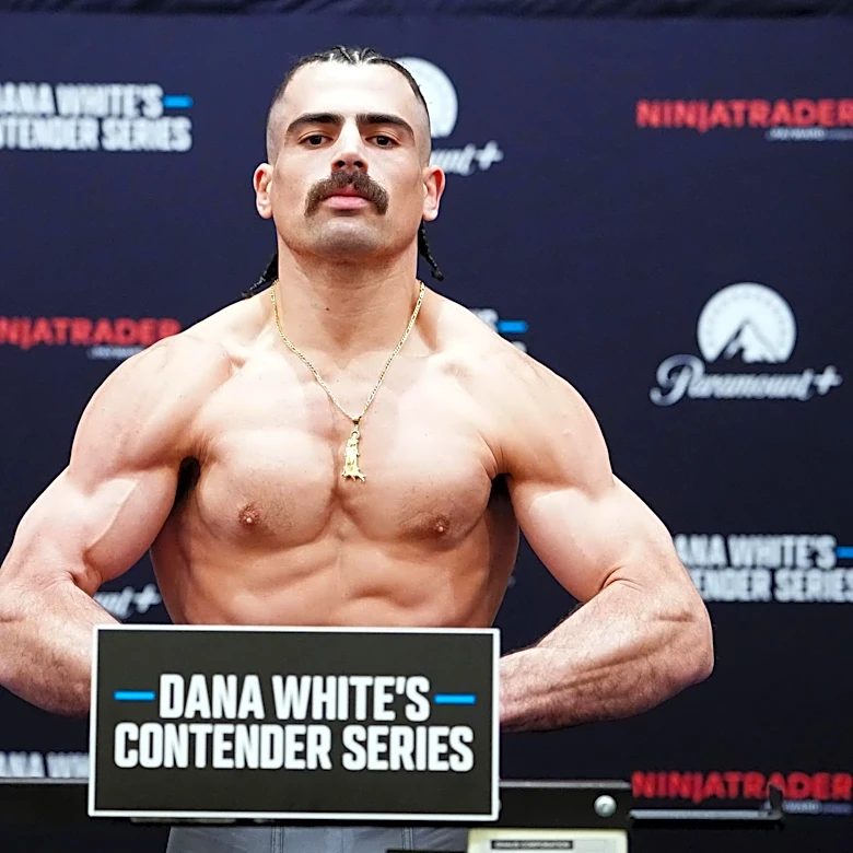 The undefeated fighter (and cop) Sean Strickland assaulted competes on Contender Series tonight