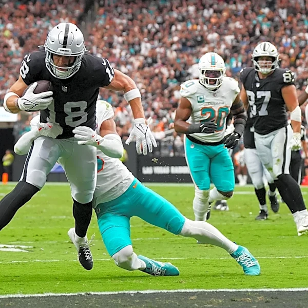 Las Vegas Raiders slide in some NFL Power Rankings despite win against Miami Dolphins