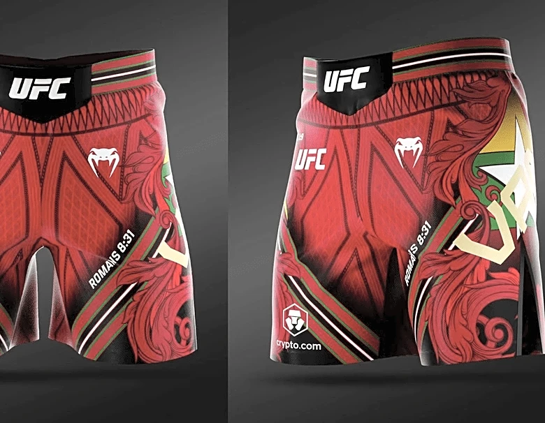 Pic: Flyweight champion Joshua Van and Arman Tsarukyan score custom shorts before UFC 331