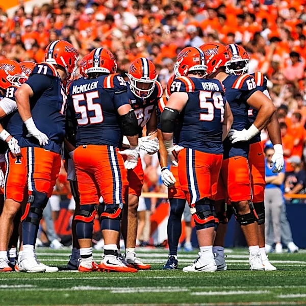 Illinois leaning on depth and development as offensive line deals with injuries