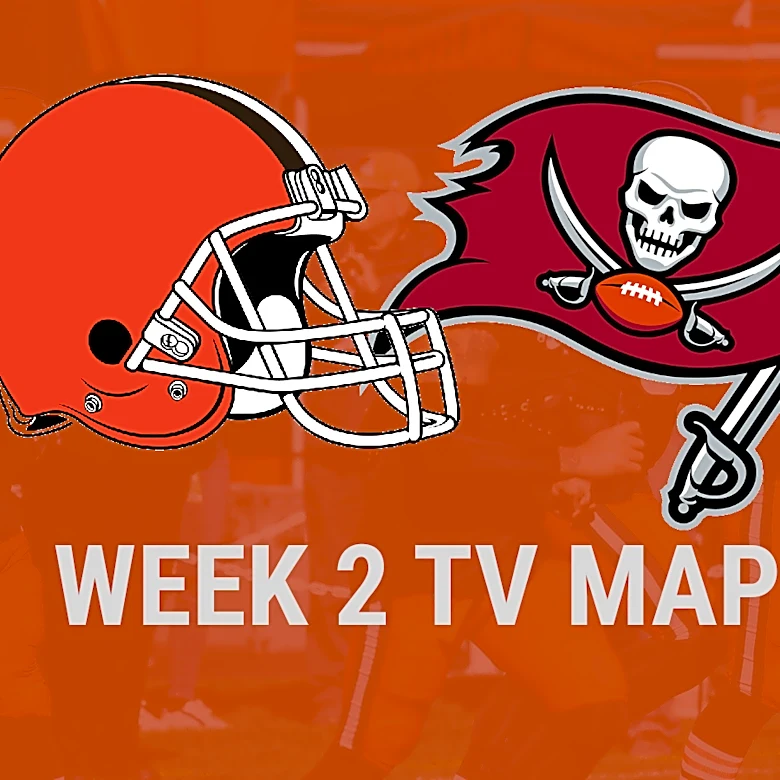 Cleveland Browns vs. Tampa Bay Buccaneers: Week 2 TV Map