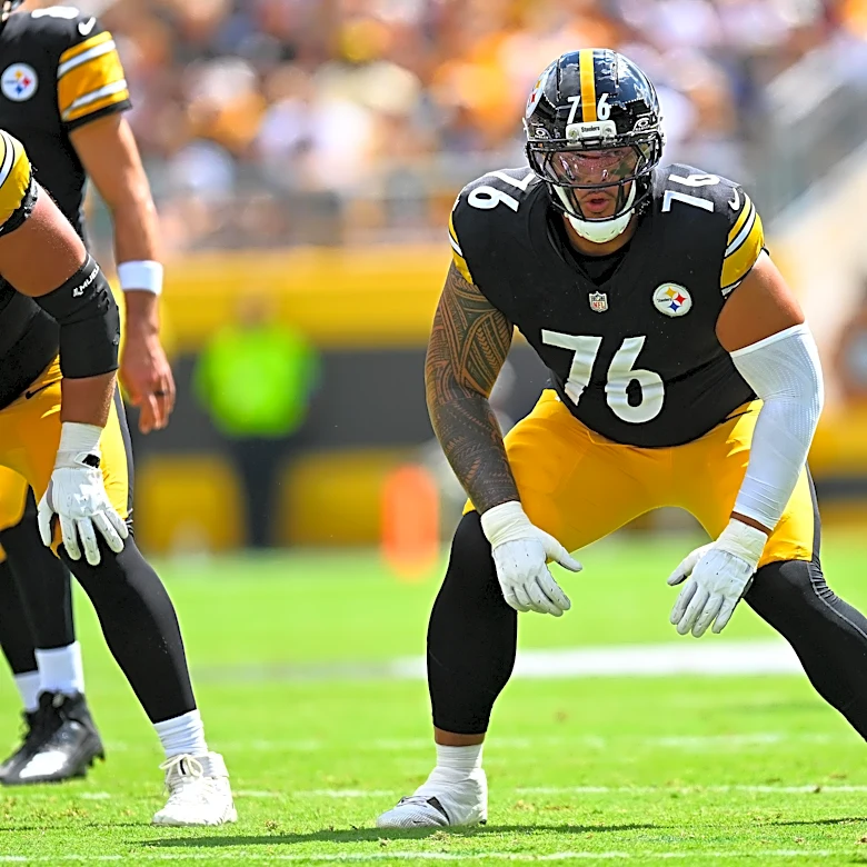 Steelers’ Troy Fautanu doesn’t practice with ankle injury