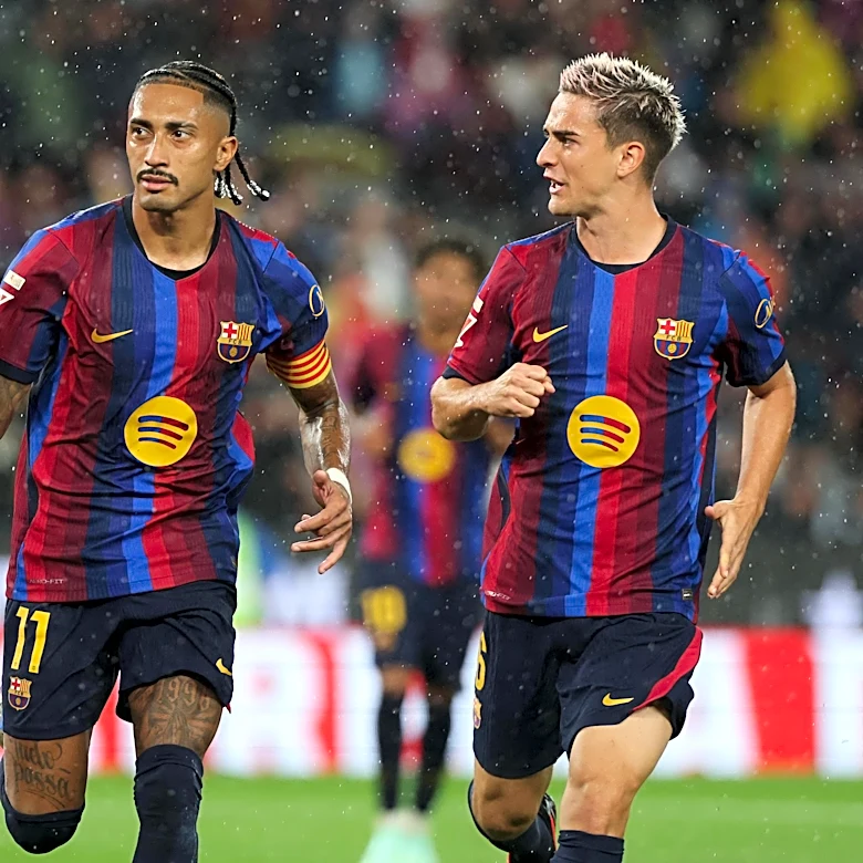 Barcelona 7-2 Racing Santander: Raphinha scores hat-trick as La Liga leaders run riot