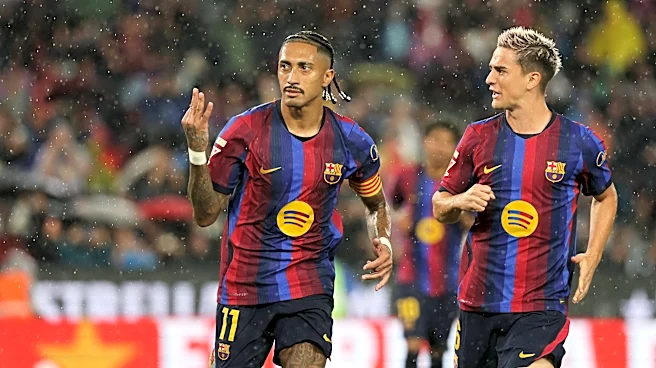 Barcelona 7-2 Racing Santander: Raphinha scores hat-trick as La Liga leaders run riot