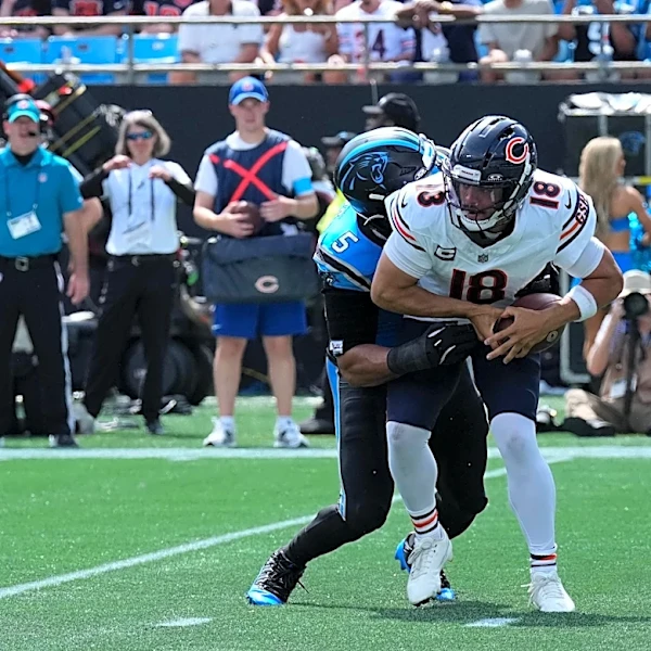 Chicago Bears Pass Protection Analysis on the Sacks Allowed vs Panthers