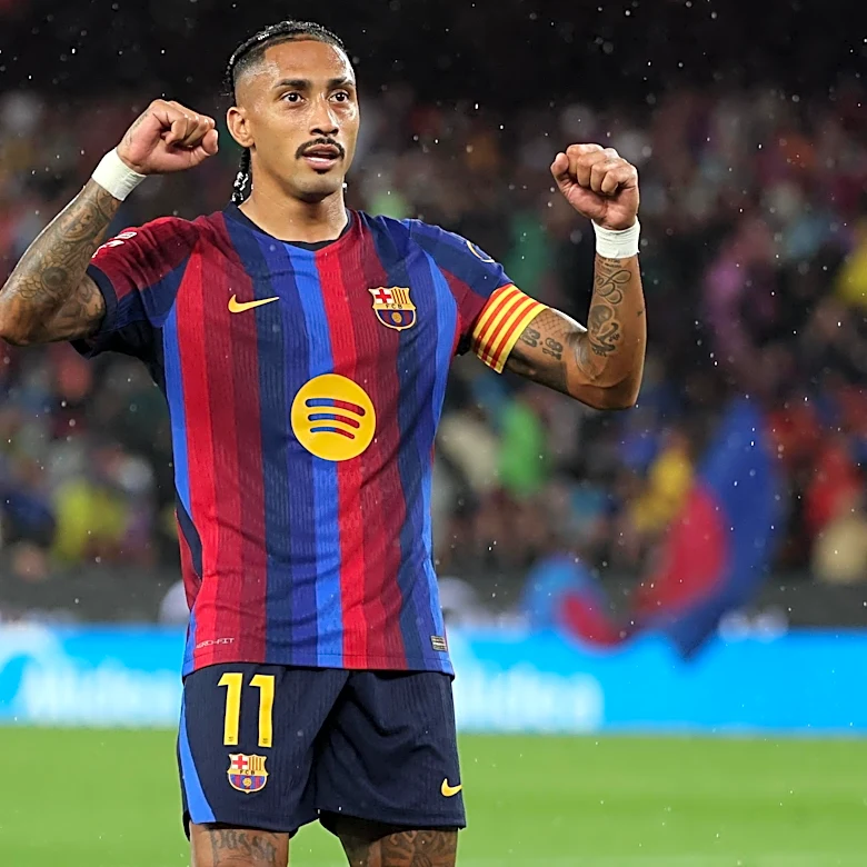 What is Raphinha’s best position for Barcelona?