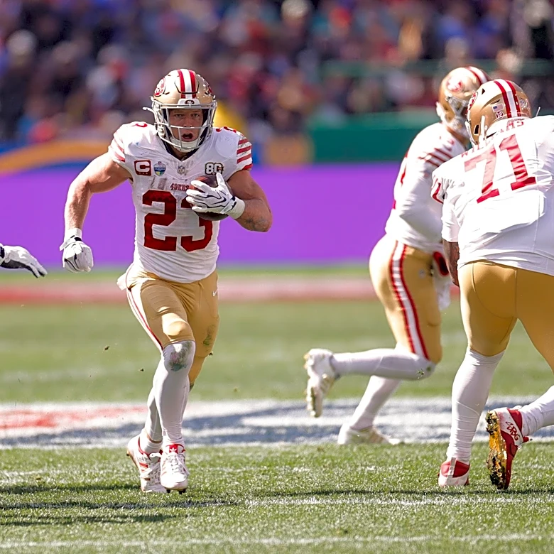John Lynch: Christian McCaffrey will still have games as workhorse back