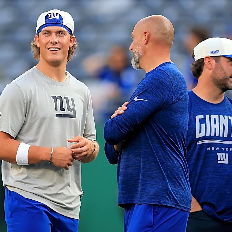 NY Giants OC Matt Nagy: ‘Moment was never too big’ for Jaxson Dart