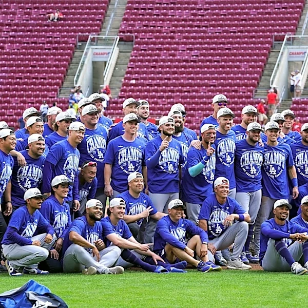 Dodgers division-clinching dates from 2013-26