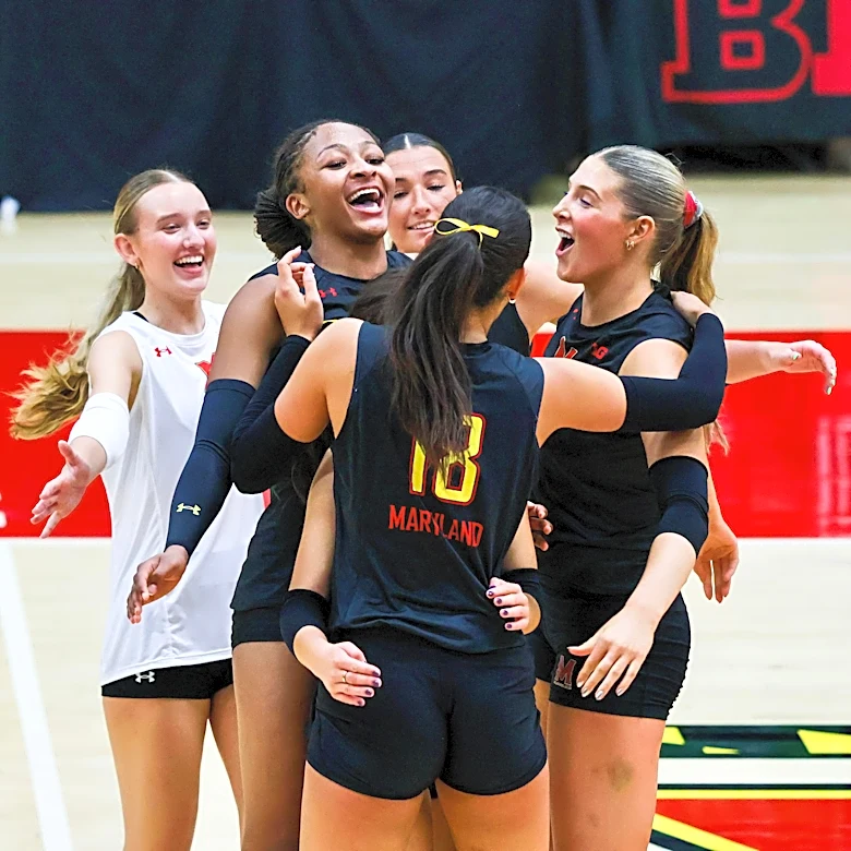 Resilient scoring propels Maryland volleyball past Campbell in straight sets