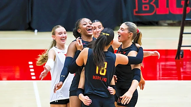Resilient scoring propels Maryland volleyball past Campbell in straight sets