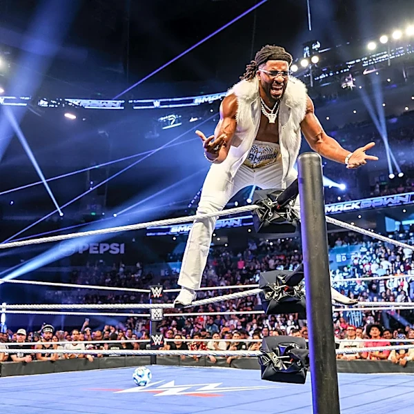 Trick Williams is in the Money in the Bank ladder match