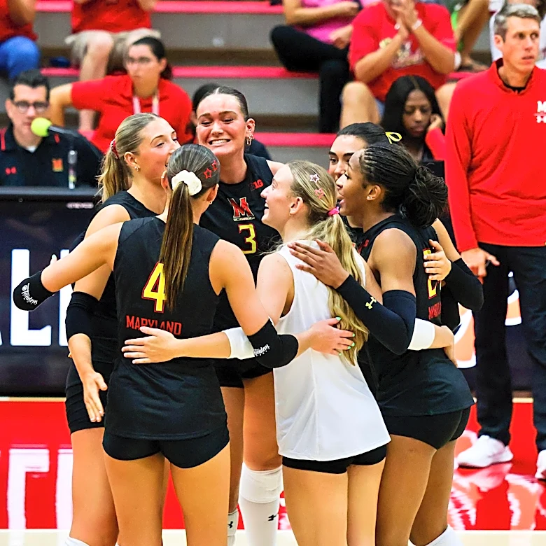 Maryland volleyball offensively outpaces East Carolina in straight set victory
